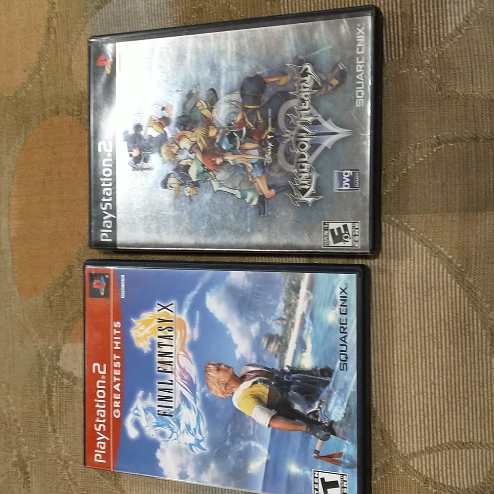 PS2 Final Fantasy And Kingdom Hearts bundle